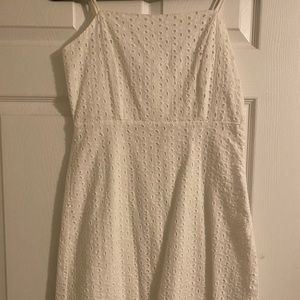 Boutique white dress perfect for graduation or wedding festivities!